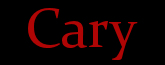 Cary name tag