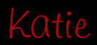 Katie name tag